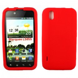 LG Marquee LS855 Silicon Soft Case (Red)